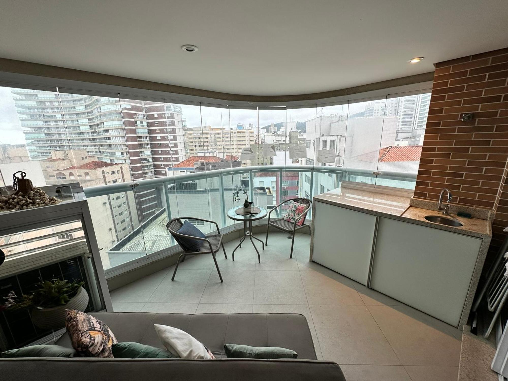 Estanconfor 3 - Ac Garagem Arrumacao Sacada Fechada * Santos (Sao Paulo)